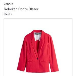 Kensie Rebekah Ponte Blazer